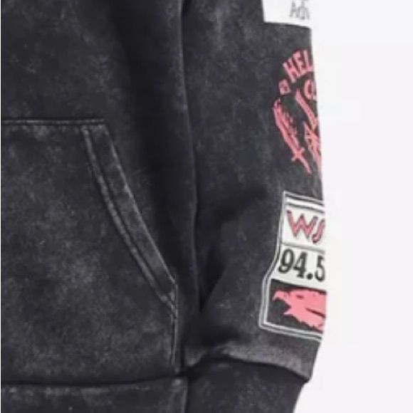 Stranger Things Black Graphic Hoodie poster hoodie Stranger things 5 - Picture 8 of 10